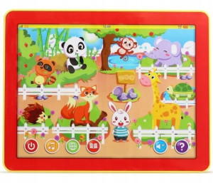 Tablet Edukacyjny Interaktywny Zwierzątka Dźwięki