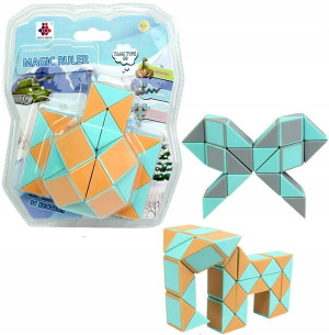 Magiczna Kostka Układanka Wąż Magic Cube Logiczna