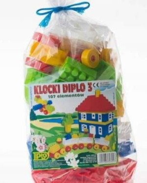 Klocki Diplo 3 107 Elementów Diplo