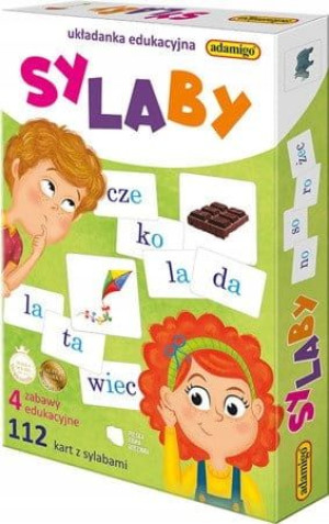 Sylaby-układanka Edukacyjna Adamigo