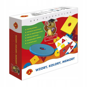Gra Edukacyjna Wzory Kolory Memory Alexander 0457