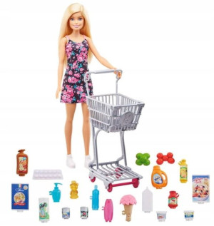 Barbie Lalka Na Zakupach Mattel Gtk94 Akcesoria