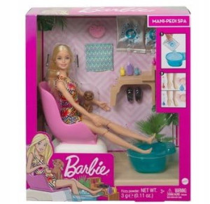 Barbie Zestaw Mani-pedi Spa Ghn07 Mattel