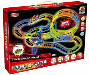Tor Samochodowy Świecący Baterie Glow Track + Auto