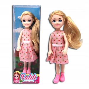 Lalka Laleczka W Sukience Dziewczynka 12 Cm