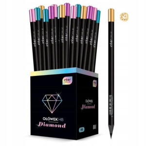 Ine Ołówek Czarny Diamond Pastel