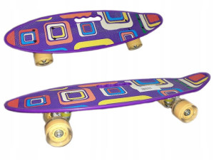 Deskorolka Fioletowa Uchwyt 50cm Madej 006430
