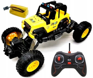 Auto Jeep Na Radio Z Ładowarką Zdalnie Sterowany