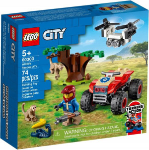 Lego City 60300 Wildlife Quad Ratownik.