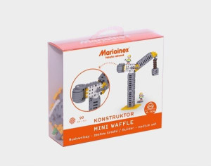 Klocki Waffle Mini-budowniczy Średni Marioinex