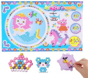 Koraliki Wodne Zestaw Magic Beads + Wzory Szablony