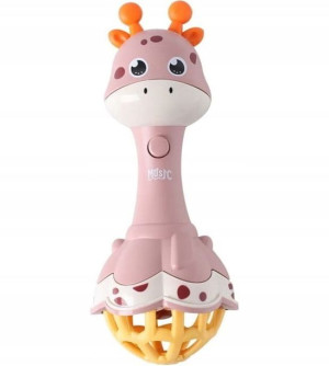 Grzechotka Sensoryczna Gryzak Światło Dźwięk 17 Cm