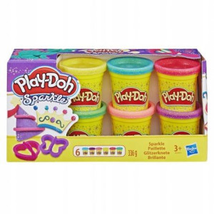 Play Doh Ciastolina 6-pack Błyszczące A5417 Mattel