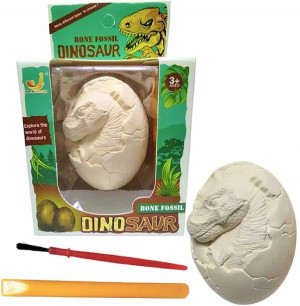 Dinozaur W Jajku Skamieniałości Skamielina T-rex