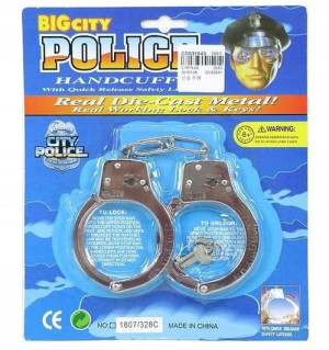 Kajdanki Policjanta Dla Dzieci Zamykane Kluczyk