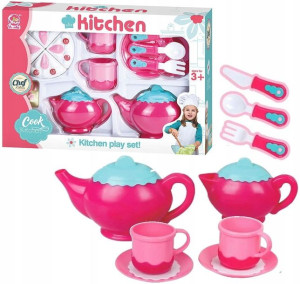 Zestaw Do Herbaty Kuchenny Z Tortem Tort +naczynia