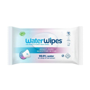 WaterWipes, PROMOCJA 50%,BIO, Adult Care, Chusteczki nawilżane wodne XL, 30