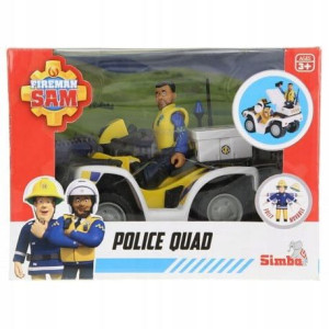Strażak Sam Quad Policyjny Z Figurką 9251093 Simba