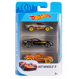 Hot Wheels Auto 1:64 Mattel K5904 Kpl. 3szt Mix
