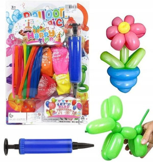 Balony Do Modelowania Z Pompką Rurki I Klasyczne
