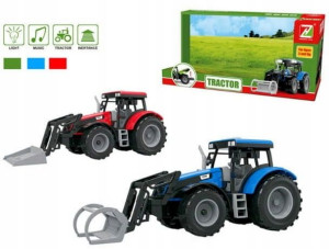 Duży Traktor 26cm Ruchome Części Światło I Dźwięk