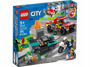 Lego City 60319 Akcja Strażacka I Policyjny Pościg