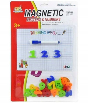 Cyferki Magnetyczne Magnesy Na Tablicę + Tablica