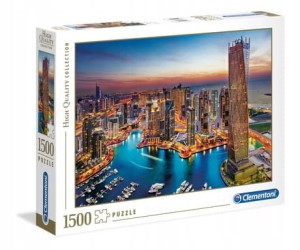 Puzzle 1500 Hqc Dubai Marina Clementoni 31814