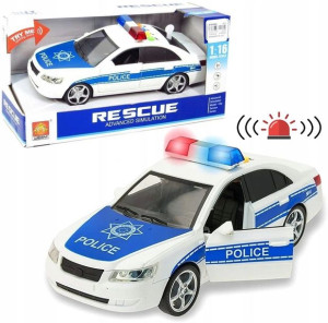 Auto Interaktywne Samochód Policja Światło Dźwięk