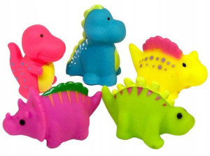 Piszczki Dinozaury Sensoryczne Do Wody Kąpieli