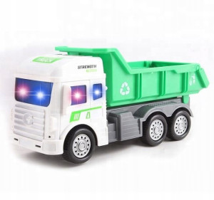 Śmieciarka Ciężarówka Auto Światło Dźwięk 20 Cm