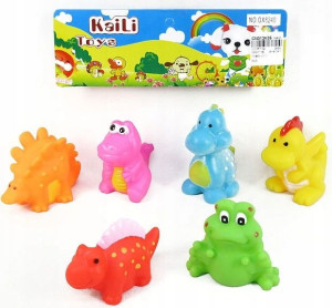 Piszczki Dinozaury Sensoryczne Do Wody Kąpieli