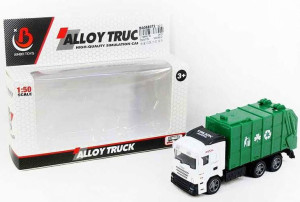 Autko Metalowe Służby Resorak Śmieciarka Samochód