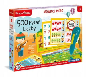 Mówiące Pióro Liczby 500 Pytań Clementoni 50652