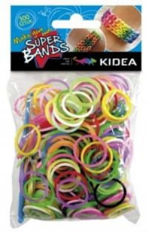 Zestaw Super Bands 300 Szt. Kidea Derform Zsub300k