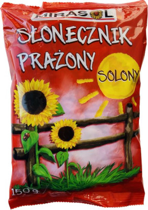 Słonecznik Prażony 150g. Solony Mirasol