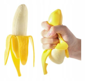 Banan Squishy Gniotek Zabawka Antystresowa Fidget