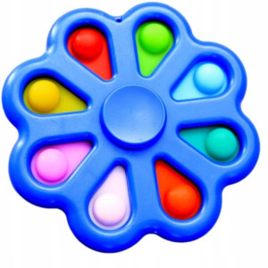 Push Bubble Popit Antystres Fidget Spinner Brelok