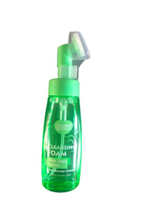 Pianka oczyszczająca do twarzy  ALOE VERA CLEANSING FOAM - USHAS - 240 g