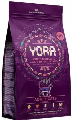 Yora Cat | Adult | Karma z insektów 62,5% - 1,5kg