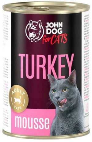 John Dog for Cats | Adult | Indyk mus 400g
