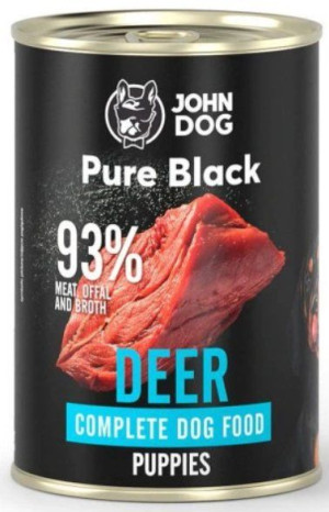 John Dog Puppies | Pure Black | Jeleń 400g