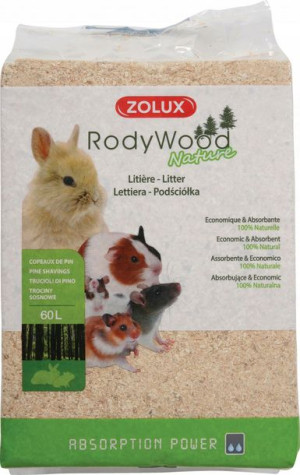 Zolux | RodyWood | Podściółka - Nature 60l/ 4kg
