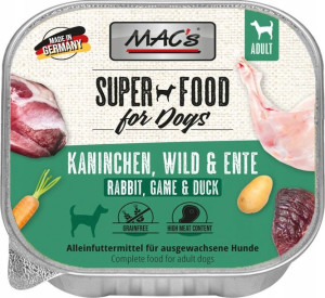 MAC's Dog | Adult | Królik dziczyzna kaczka 150g