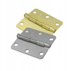 Zawias Drzwiowy Stalowy 76x76mm Nikiel