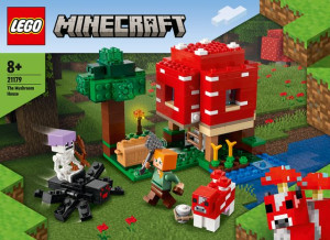 21179 Lego Minecraft Dom W Grzybie