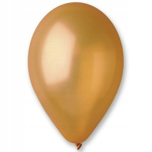 Balony metalik klasyczne błyszczące ZŁOTE 100szt.