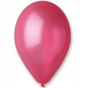 Balony metaliczne klasyczne lateks CZERWONE 100szt