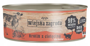 Wiejska Zagroda | Dla kociąt | Królik cielęc. 85g