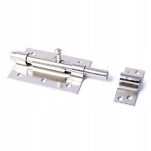 Zasuwa Zasuwka Drzwiowa Hiszpańska 100mm Nikiel